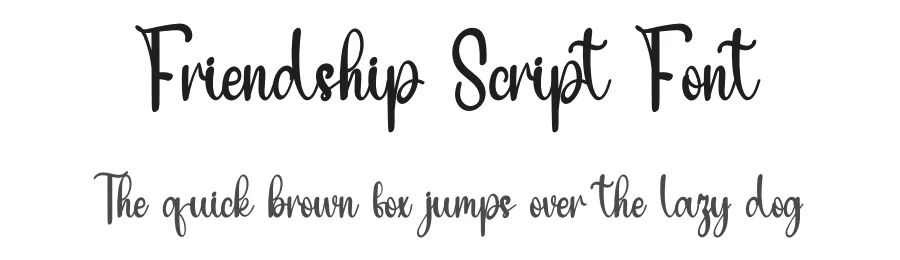 Friendship Script Font by inermediaSTUDIO — Script Handwritten Font