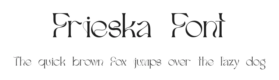 Frieska Font by Unitype — Serif Font