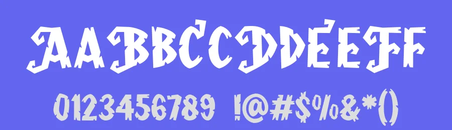 Frightening Display Font by Lettersweet — Display Font — thumbnail 3