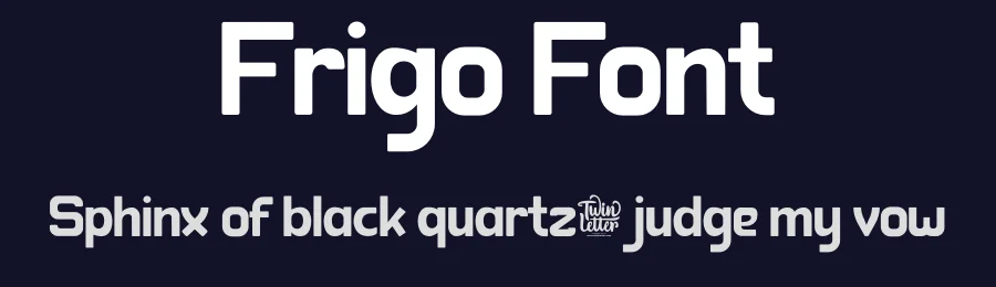 Frigo Font by twinletter — Sans Serif Font — thumbnail 2