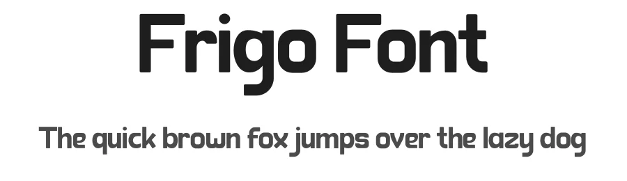 Frigo Font by twinletter — Sans Serif Font