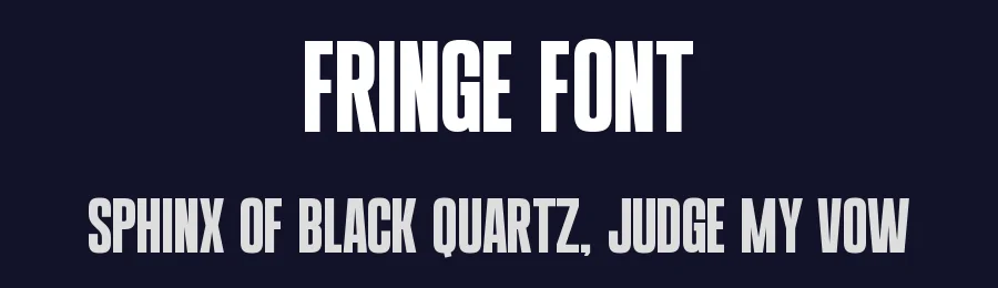 Fringe Font by Funtype — Decorative Font — thumbnail 2