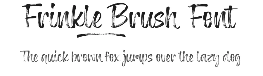 Frinkle Brush Font by Letteralle Studio — Script Handwritten Font