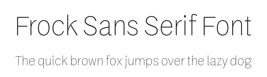 Frock Sans Serif Font by Wahyu & Sani Co. — Sans Serif Font