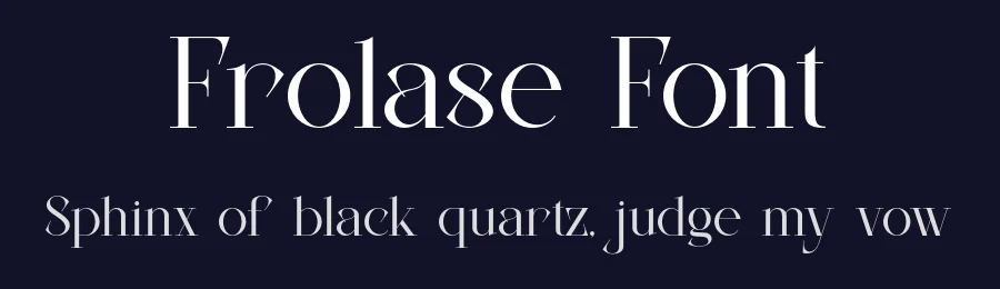 Frolase Font by ErmediaStudio — Serif Font — thumbnail 2