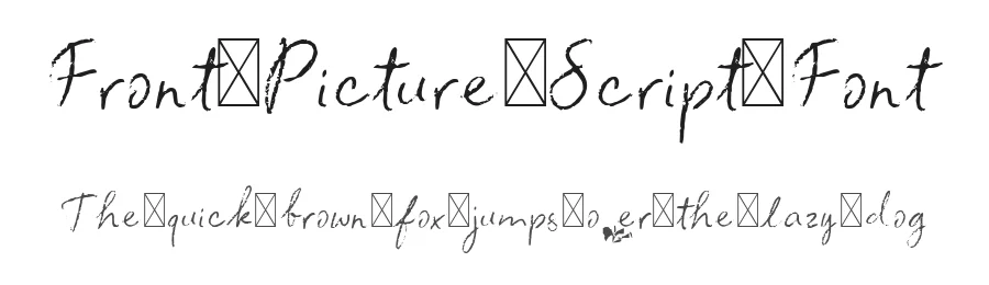 Front Picture Script Font by Letterhend Studio — Script Handwritten Font