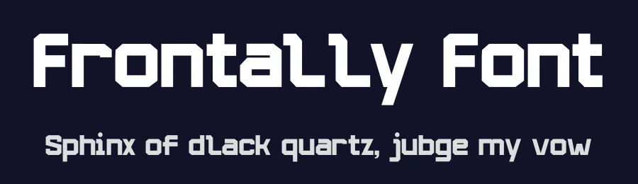 Frontally Font by Letternesia studio — Display Font — thumbnail 2
