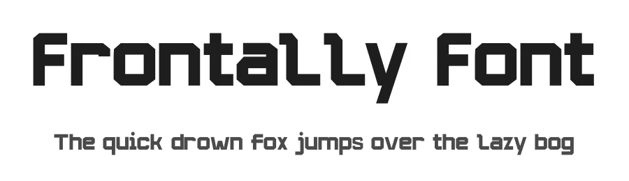 Frontally Font by Letternesia studio — Display Font