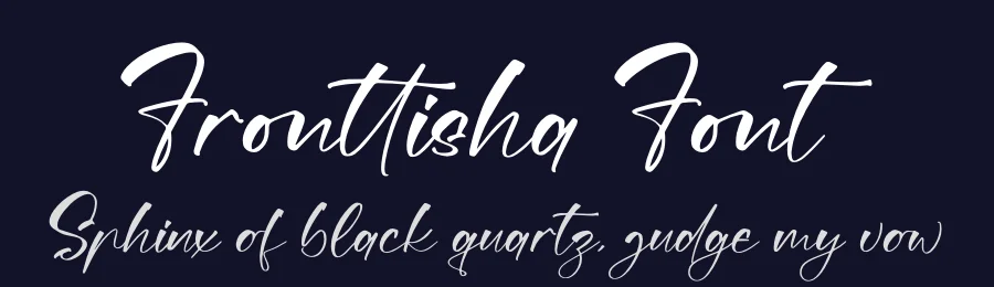 Fronttisha Font by letterfabric — Script Handwritten Font — thumbnail 2