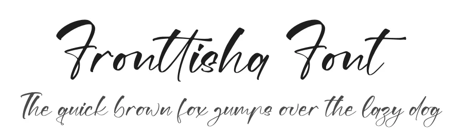 Fronttisha Font by letterfabric — Script Handwritten Font