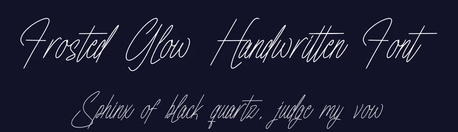 Frosted Glow Handwritten Font by Operatype.Co — Script Handwritten Font — thumbnail 2
