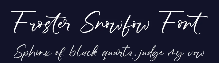 Froster Snowfow Font by stylishtype.co — Script Handwritten Font — thumbnail 2