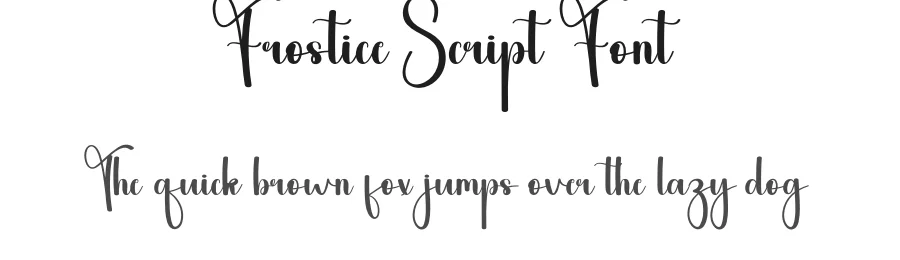 Frostice Script Font by andikastudio — Script Handwritten Font