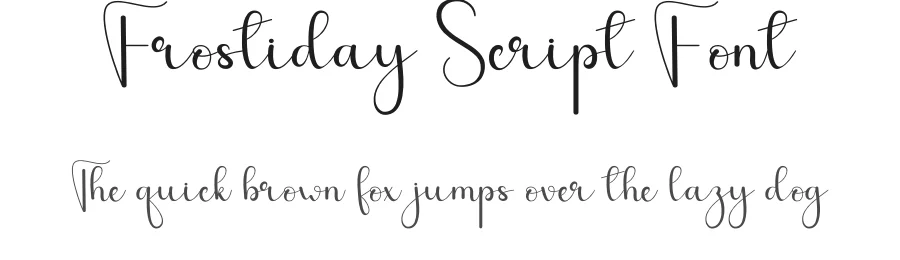 Frostiday Script Font by andikastudio — Script Handwritten Font