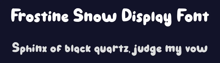 Frostine Snow Display Font by Attype-Studio — Display Font — thumbnail 2