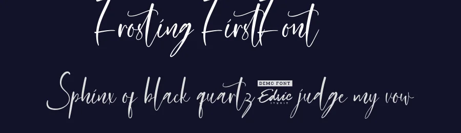 Frosting First Font by edricstudio — Script Handwritten Font — thumbnail 2