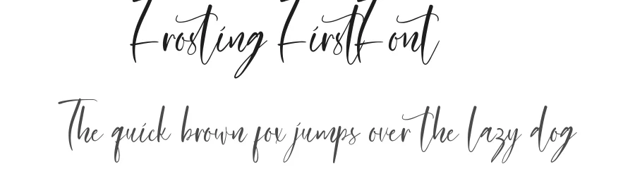 Frosting First Font by edricstudio — Script Handwritten Font