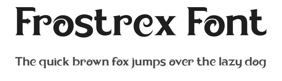 Frostrex Font by Flawless And Co — Display Font