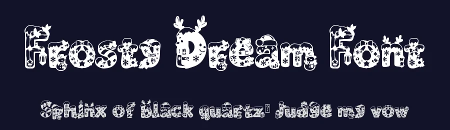 Frosty Dream Font by Yoga Letter — Display Font — thumbnail 2