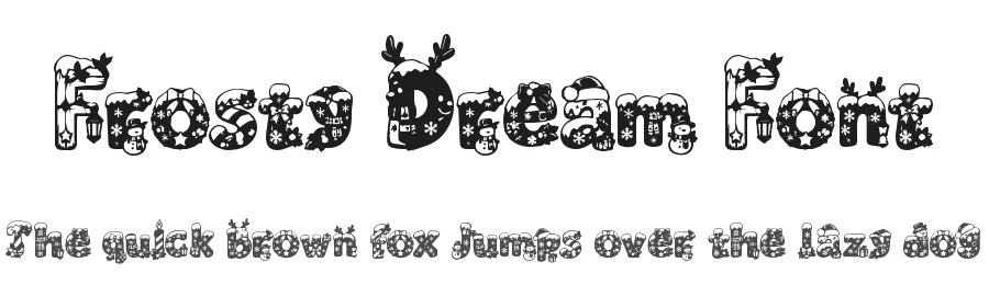 Frosty Dream Font by Yoga Letter — Display Font