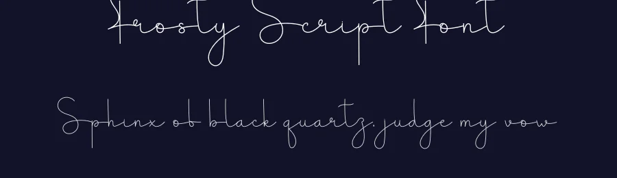 Frosty Script Font by andikastudio — Script Handwritten Font — thumbnail 2