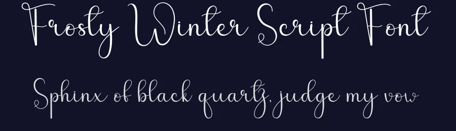 Frosty Winter Script Font by andikastudio — Script Handwritten Font — thumbnail 2