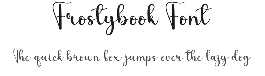 Frostybook Font by andikastudio — Script Handwritten Font