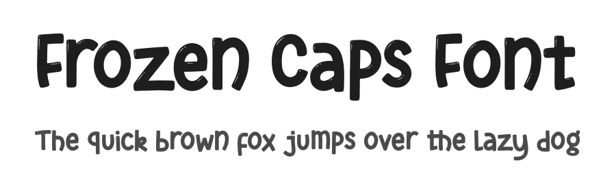Frozen Caps Font by Denustudios — Decorative Font