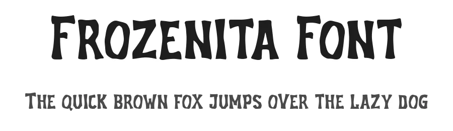 Frozenita Font by Lettermine — Display Font