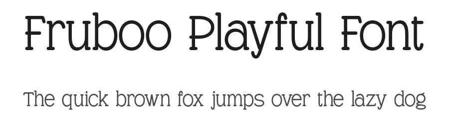 Fruboo Playful Font by roomspace.cl — Decorative Font
