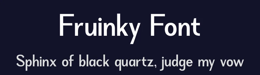 Fruinky Font by Storytype — Sans Serif Font — thumbnail 2