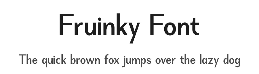 Fruinky Font by Storytype — Sans Serif Font