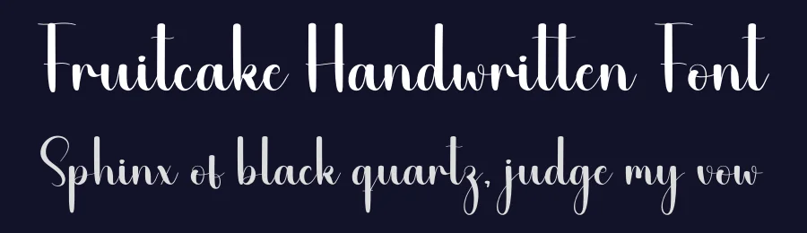 Fruitcake Handwritten Font by andikastudio — Script Handwritten Font — thumbnail 2