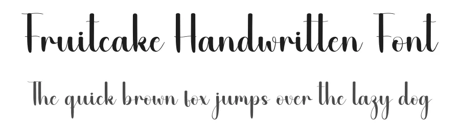 Fruitcake Handwritten Font by andikastudio — Script Handwritten Font