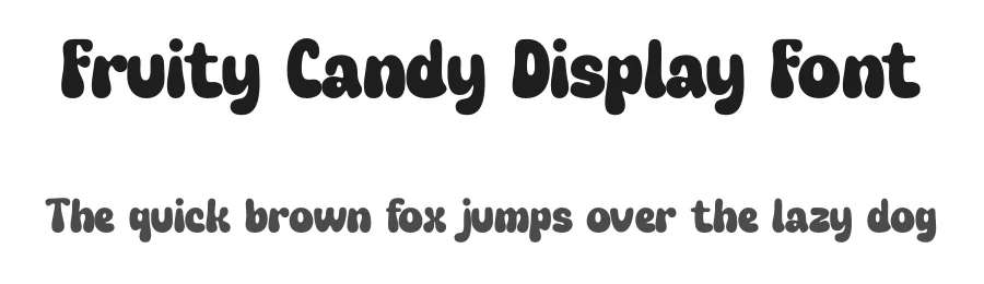 Fruity Candy Display Font by timelesstype.co — Decorative Font