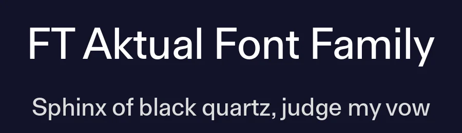 FT Aktual Font Family by Formula Type — Decorative Font — thumbnail 2