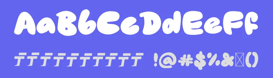 FT Bouncy Rounded Font by firstype — Display Font — thumbnail 3