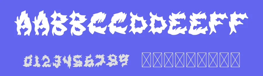FT Fleshrift – Brutal Metal Display Font by firstype — Blackletter Font — thumbnail 3