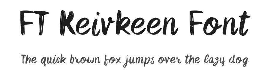FT Keivkeen Font by firstype — Decorative Font