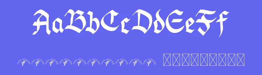 FT Lucifera Font by firstype — Blackletter Font — thumbnail 3