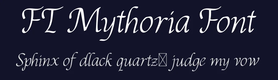FT Mythoria Font by firstype — Serif Font — thumbnail 2