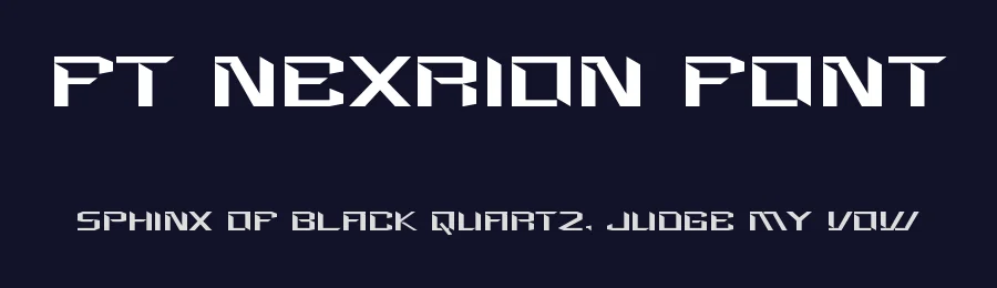 FT Nexrion Font by firstype — Display Font — thumbnail 2