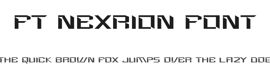 FT Nexrion Font by firstype — Display Font