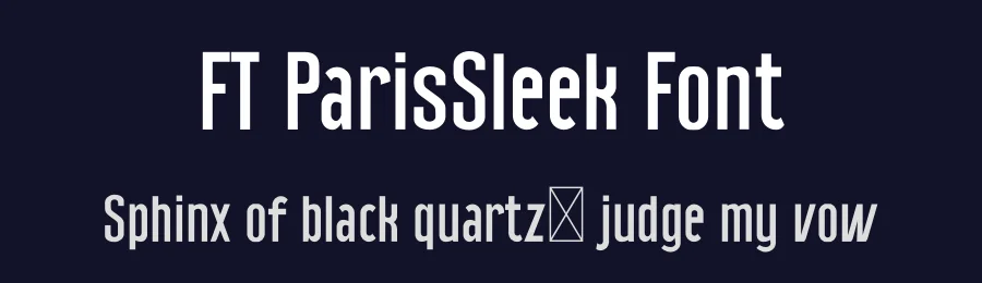 FT ParisSleek Font by firstype — Decorative Font — thumbnail 2