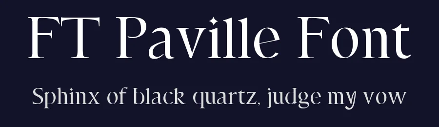 FT Paville Font by firstype — Serif Font — thumbnail 2