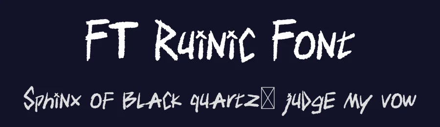 FT Ruinic Font by firstype — Blackletter Font — thumbnail 2