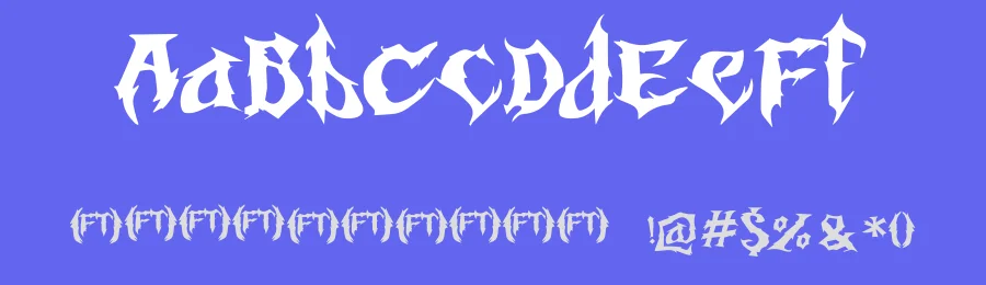FT Vortex Display Font by firstype — Blackletter Font — thumbnail 3