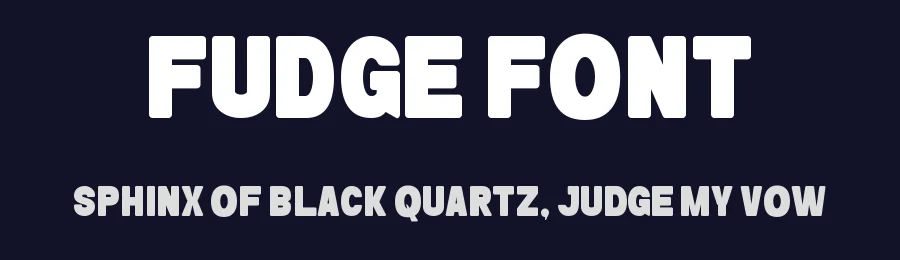Fudge Font by Almairatype — Decorative Font — thumbnail 2