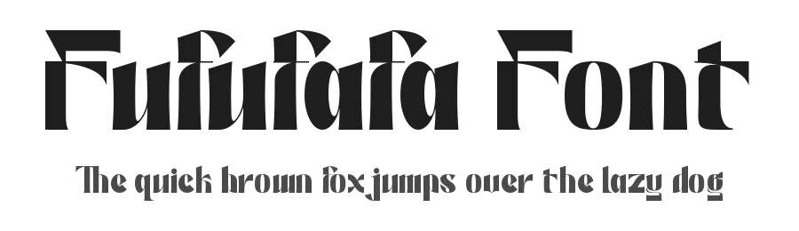 Fufufafa Font by letterara — Display Font
