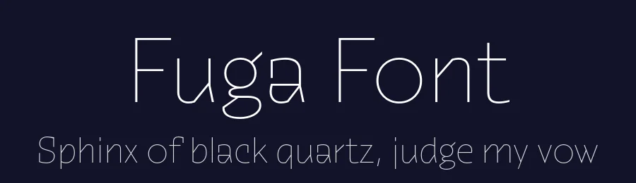 Fuga Font by Sumotype Foundry — Sans Serif Font — thumbnail 2